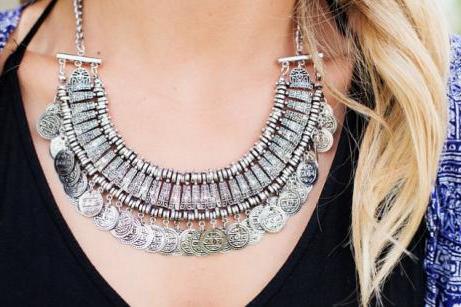 collier argent